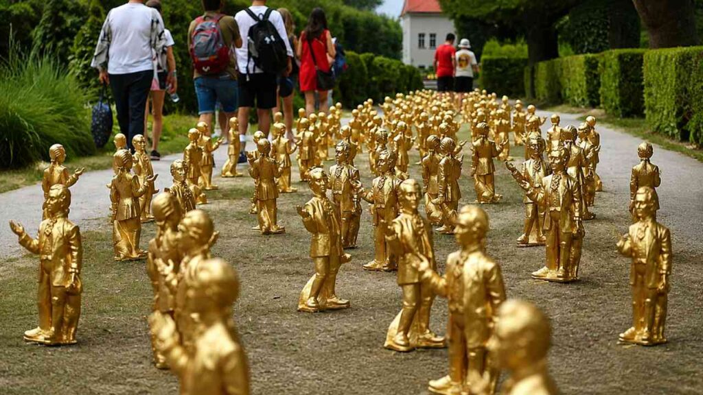 Misteri 200 Patung Emas Mozart yang Mendadak Hilang di Austria