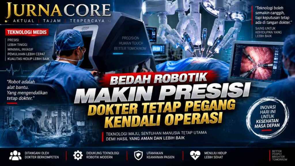 Bedah Robotik Makin Presisi, Dokter Tetap Pegang Kendali Operasi