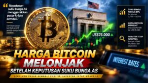 Harga Bitcoin Melonjak Setelah Keputusan Suku Bunga AS