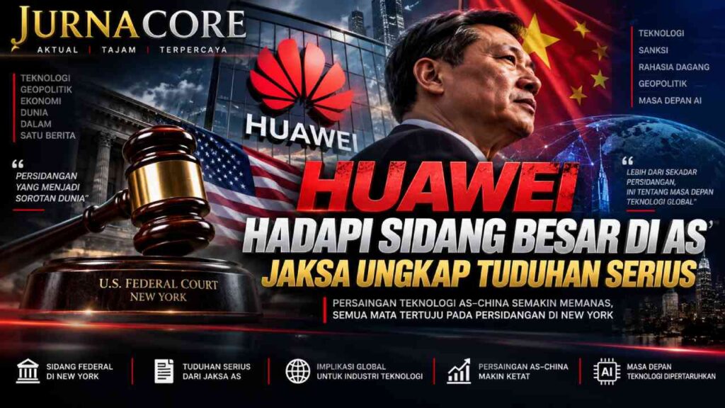 Huawei Hadapi Sidang Besar di AS, Jaksa Ungkap Tuduhan Serius
