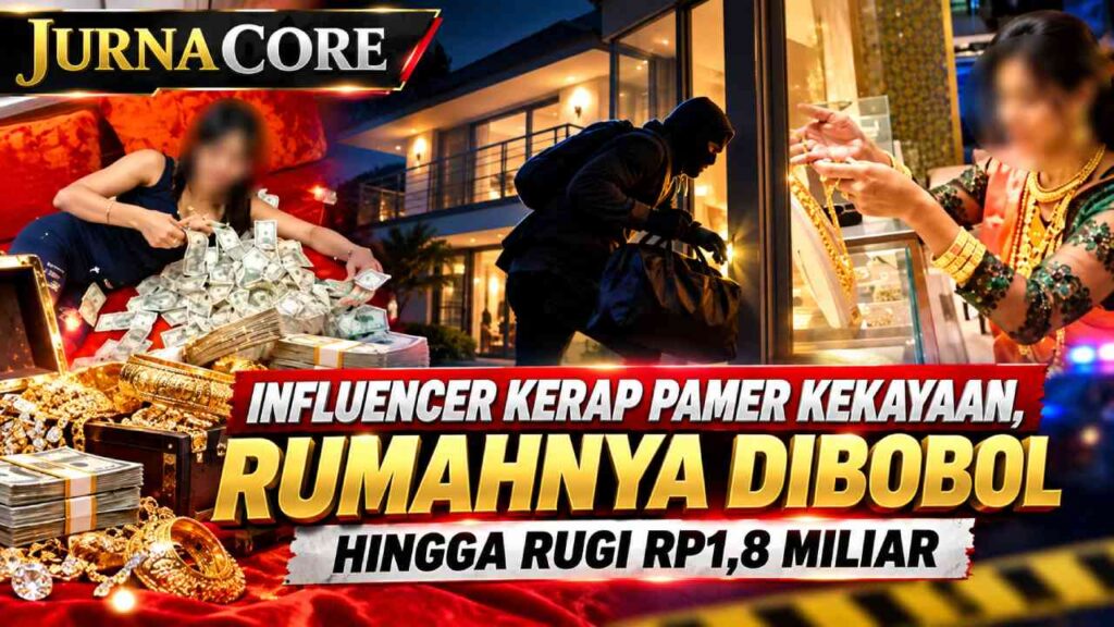 Influencer Kerap Pamer Kekayaan, Rumahnya Dibobol hingga Rugi Rp1,8 Miliar