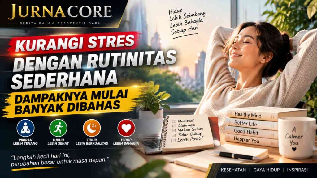 Kurangi Stres dengan Rutinitas Sederhana, Dampaknya Mulai Banyak Dibahas