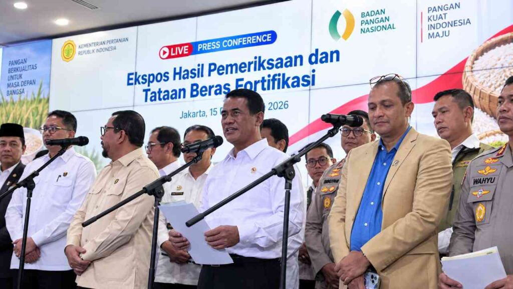 Mentan Soroti 25 Merek Beras Fortifikasi, Kandungan Diduga Tak Sesuai Label