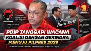 PDIP Tanggapi Wacana Koalisi dengan Gerindra Menuju Pilpres 2029