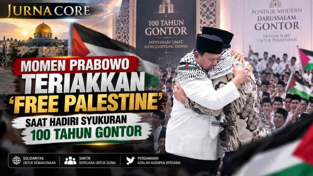 Prabowo Teriakkan ‘Free Palestine’ Saat Hadiri Syukuran 100 Tahun Gontor