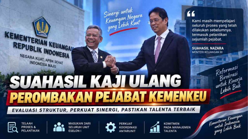Suahasil Kaji Ulang Perombakan Pejabat Kemenkeu Era Purbaya