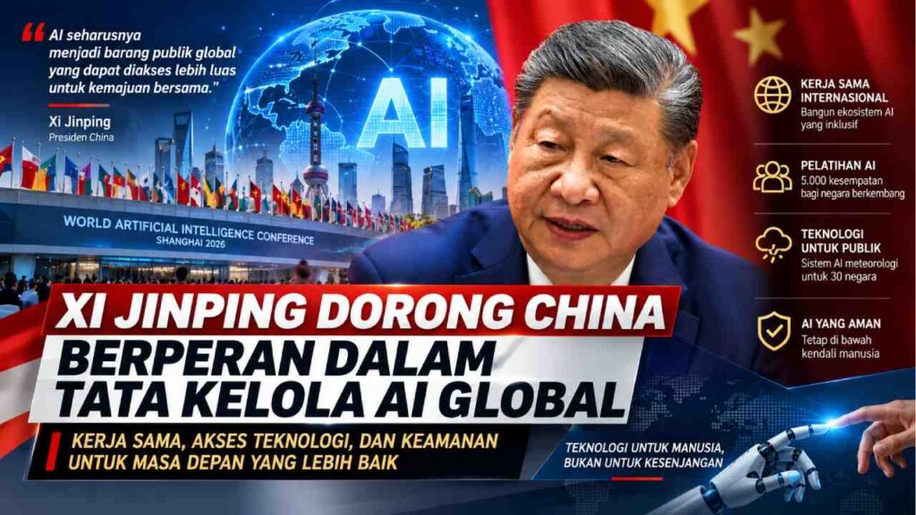 Xi Jinping Dorong China Berperan dalam Tata Kelola AI Global