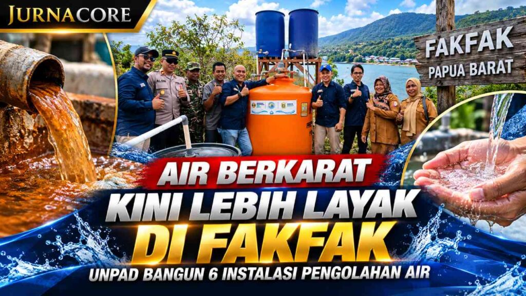 Air Berkarat Kini Lebih Layak, Unpad Bangun Instalasi di Fakfak