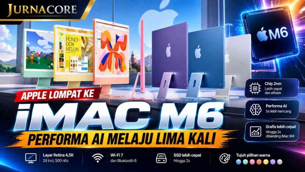 Apple Lompat ke iMac M6, Performa AI Melaju Lima Kali