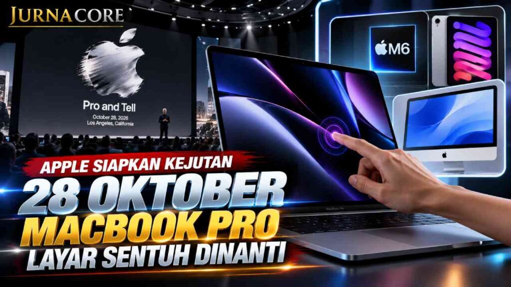 Apple Siapkan Kejutan 28 Oktober, MacBook Pro Layar Sentuh Dinanti