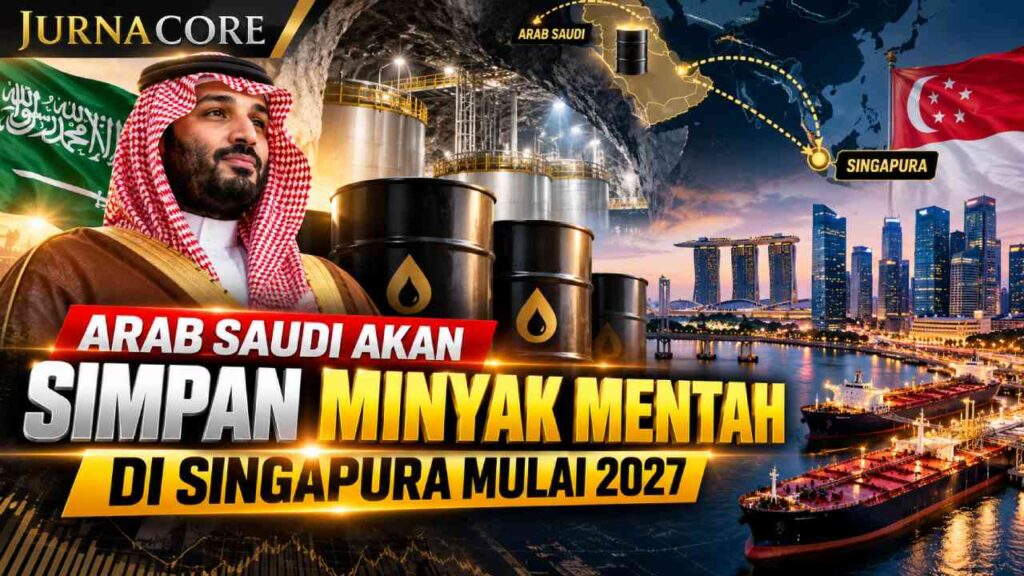 Arab Saudi Akan Simpan Minyak Mentah di Singapura Mulai 2027