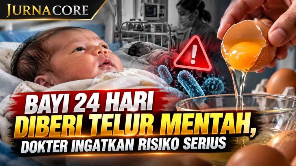Bayi 24 Hari Diberi Telur Mentah, Dokter Ingatkan Risiko Serius