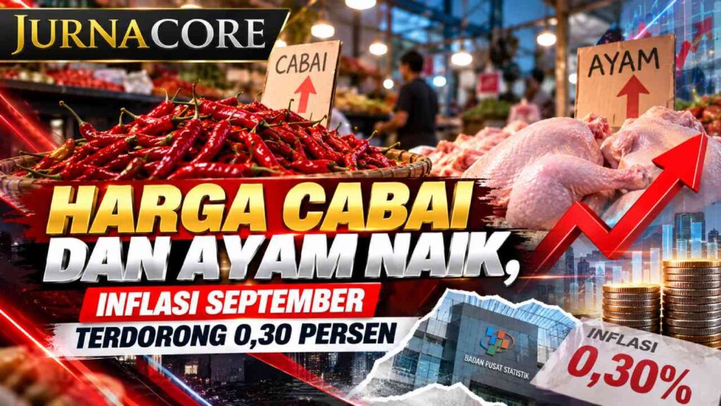 Harga Cabai dan Ayam Naik, Inflasi September Terdorong 0,30 Persen