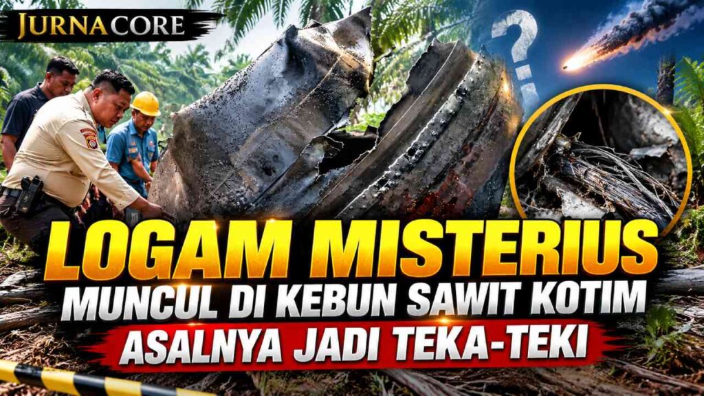 Logam Misterius Muncul di Kebun Sawit Kotim, Asalnya Jadi Teka-Teki
