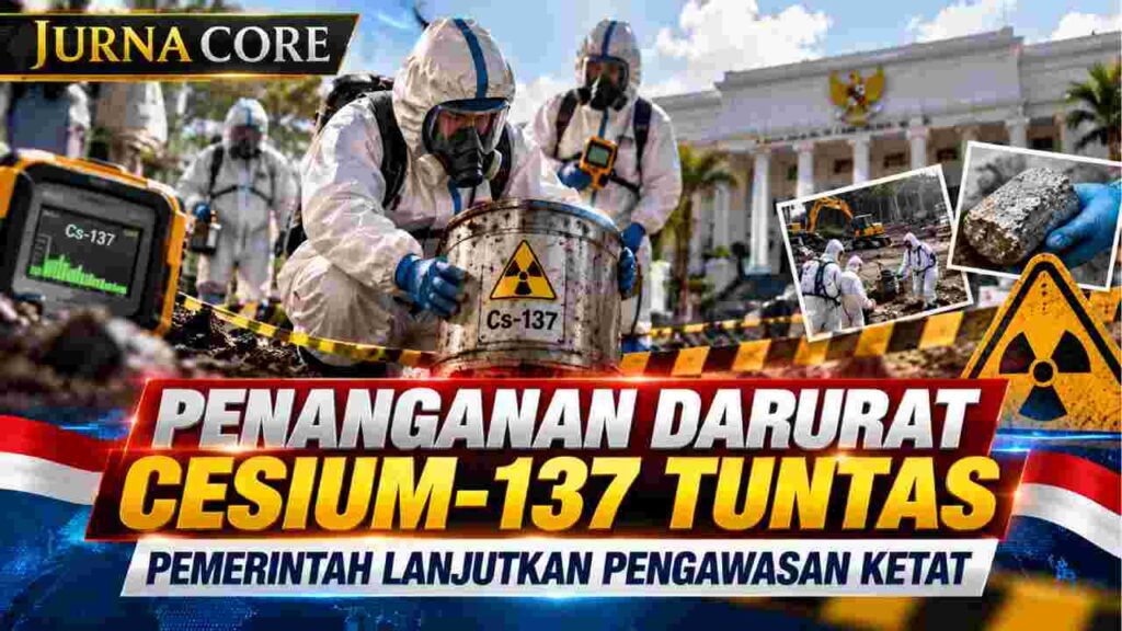 Penanganan Darurat Cesium-137 Tuntas, Pemerintah Lanjutkan Pengawasan Ketat