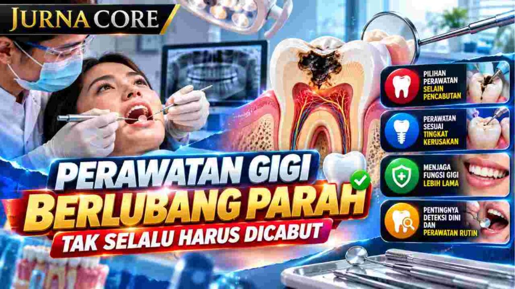 Perawatan Gigi Berlubang Parah Tak Selalu Harus Dicabut