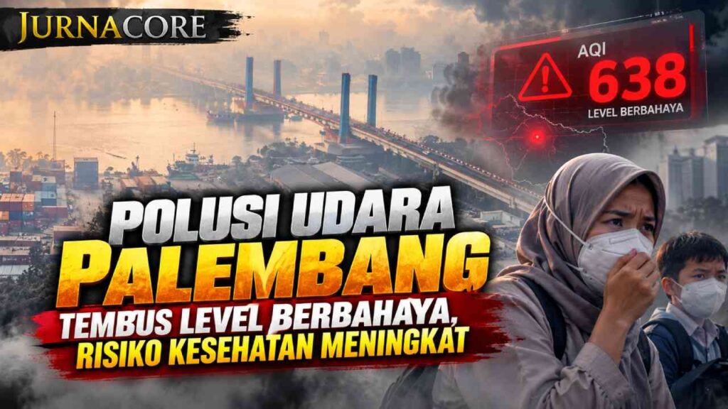 Polusi Udara Palembang Tembus Level Berbahaya, Risiko Kesehatan Meningkat