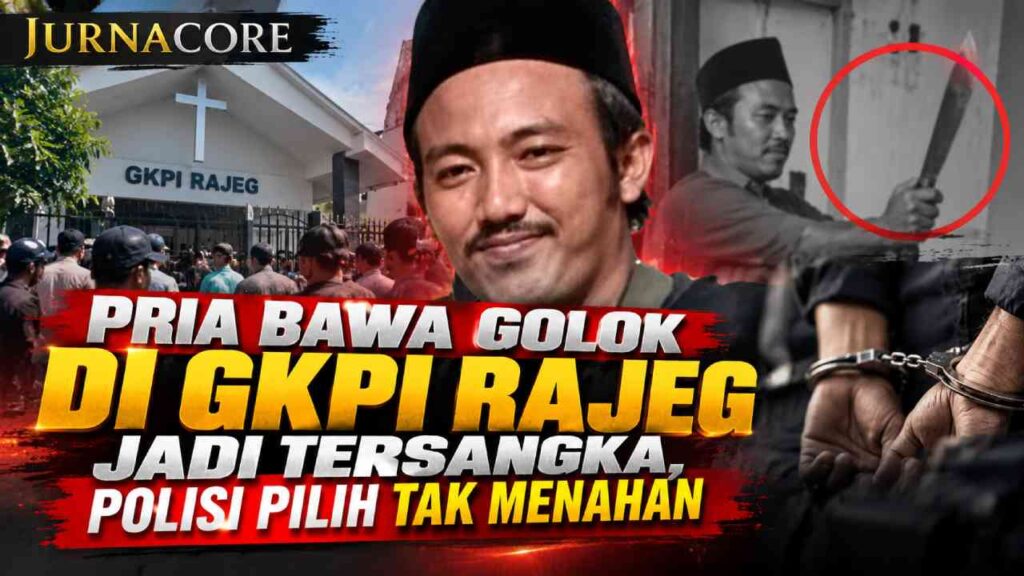 Pria Bawa Golok di GKPI Rajeg Jadi Tersangka, Polisi Pilih Tak Menahan