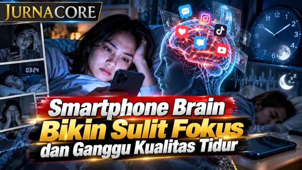 Smartphone Brain Bikin Sulit Fokus dan Ganggu Kualitas Tidur
