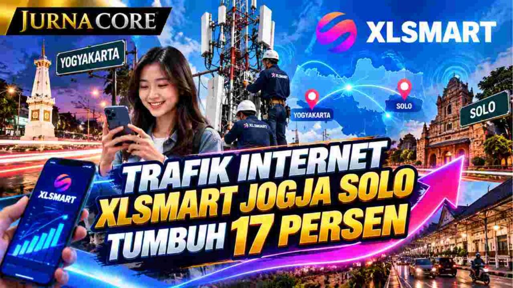 Trafik Internet XLSmart Jogja Solo Tumbuh 17 Persen